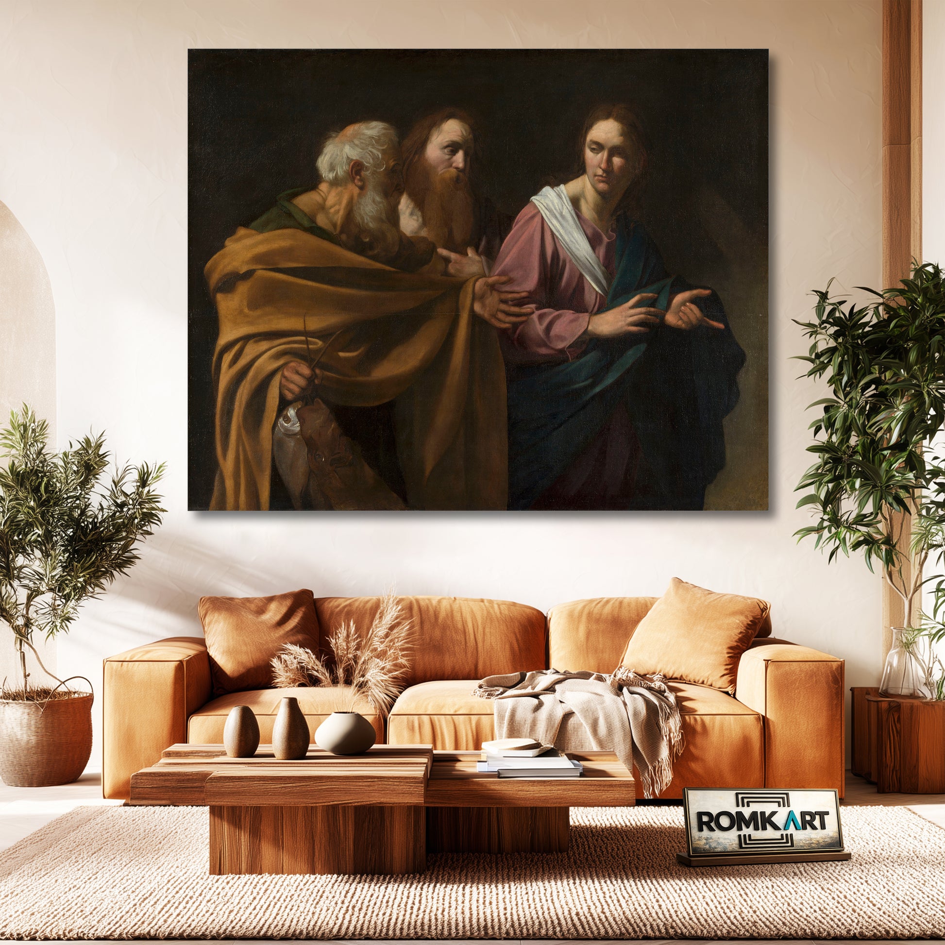 Caravaggio The Calling Of Saints Peter And Andrew – Reproduction