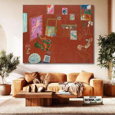 Henri Matisse The Red Studio 1911 – Reproduction