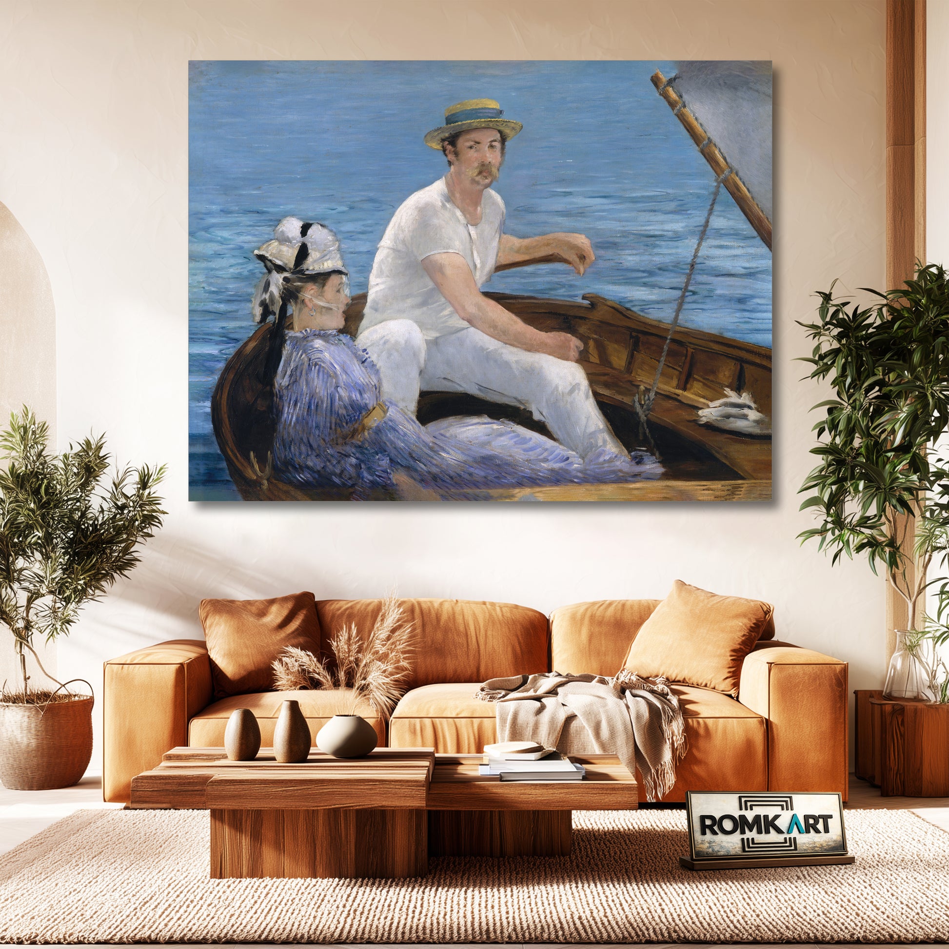 Edouard Manet Boating 1874 – Reproduction