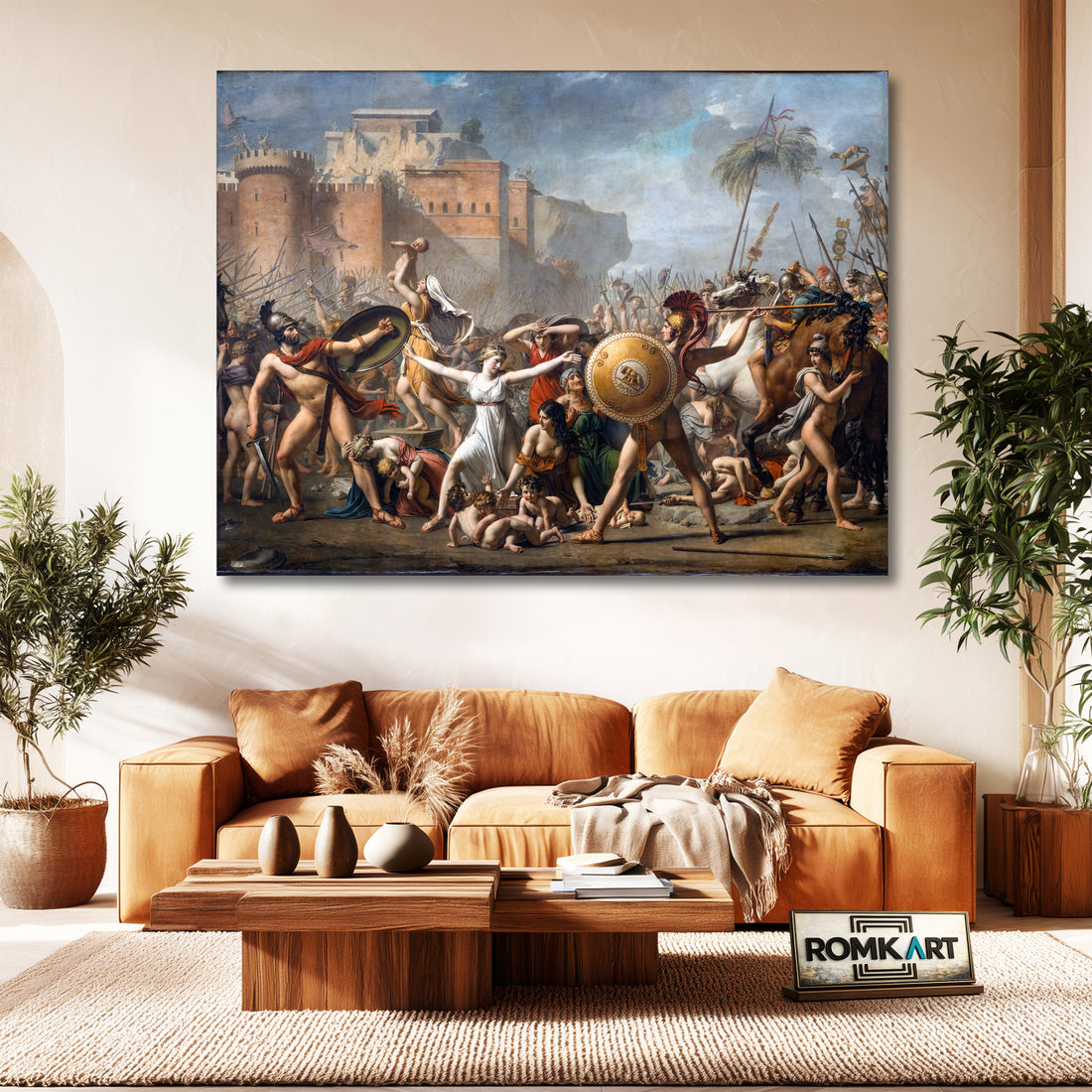 Jacques-louis David The Intervention Of The Sabine Women 1799 – Reproduction