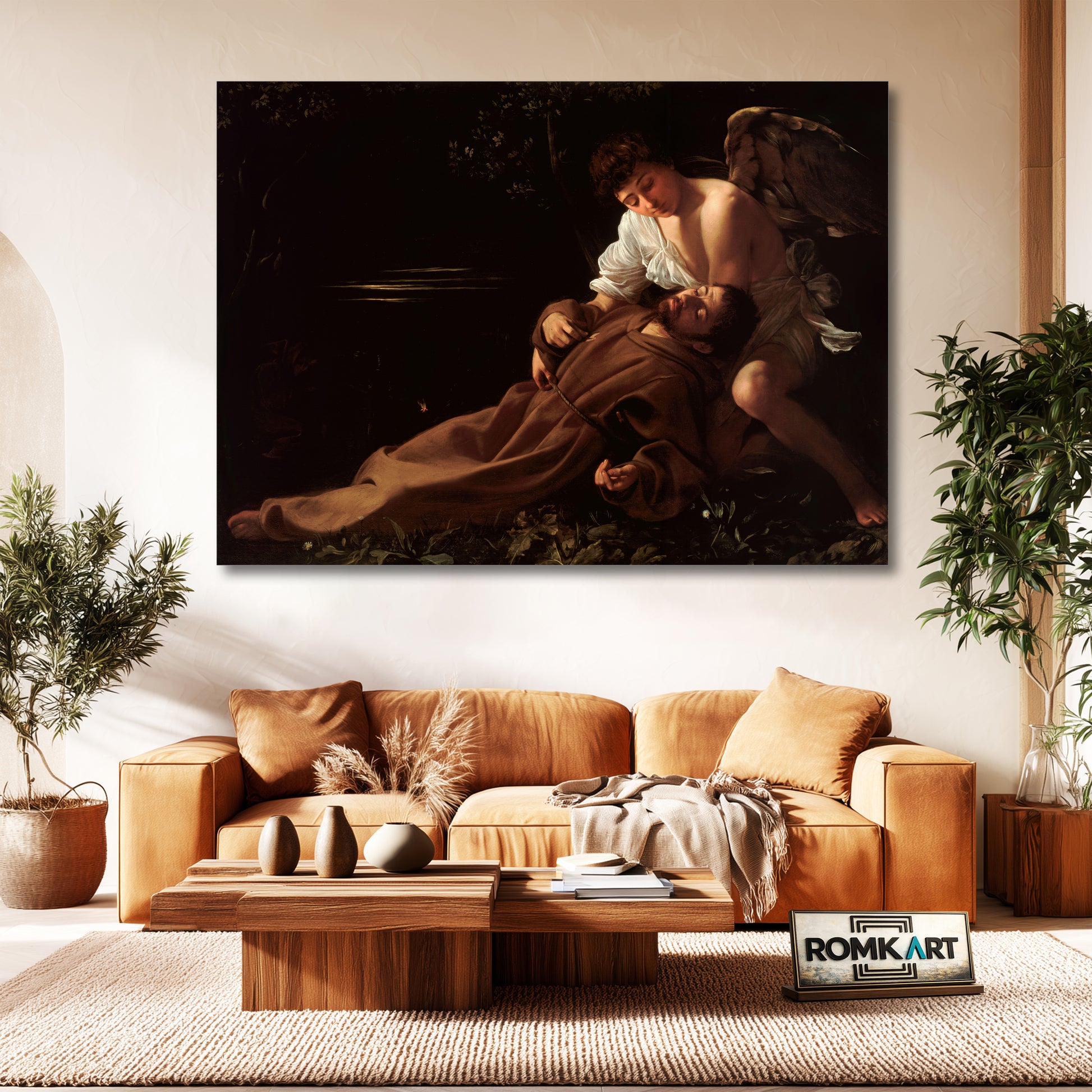 Caravaggio Saint Francis Of Assisi In Ecstasy – Reproduction