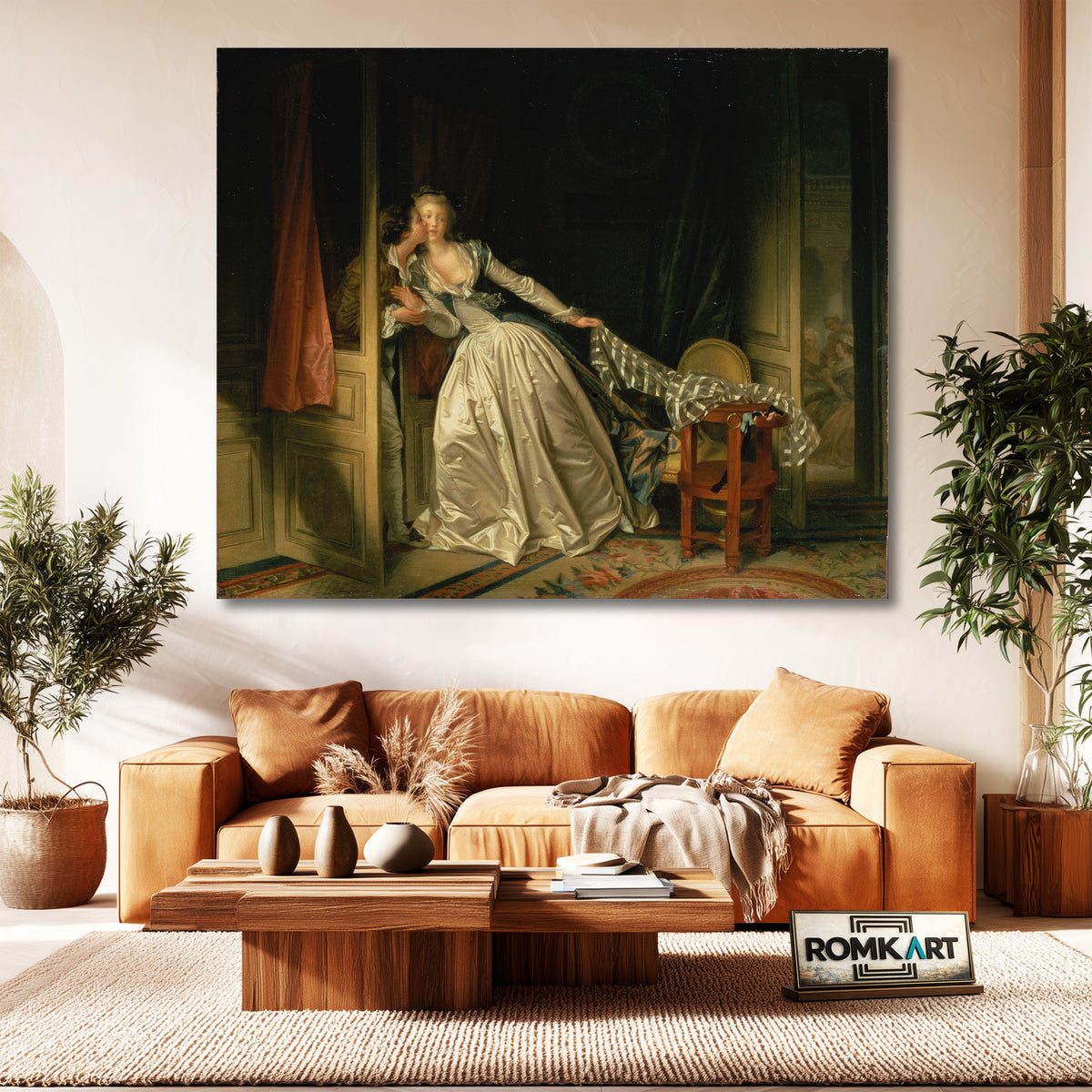 Jean-honor Fragonard The Stolen Kiss 1780 – Reproduction
