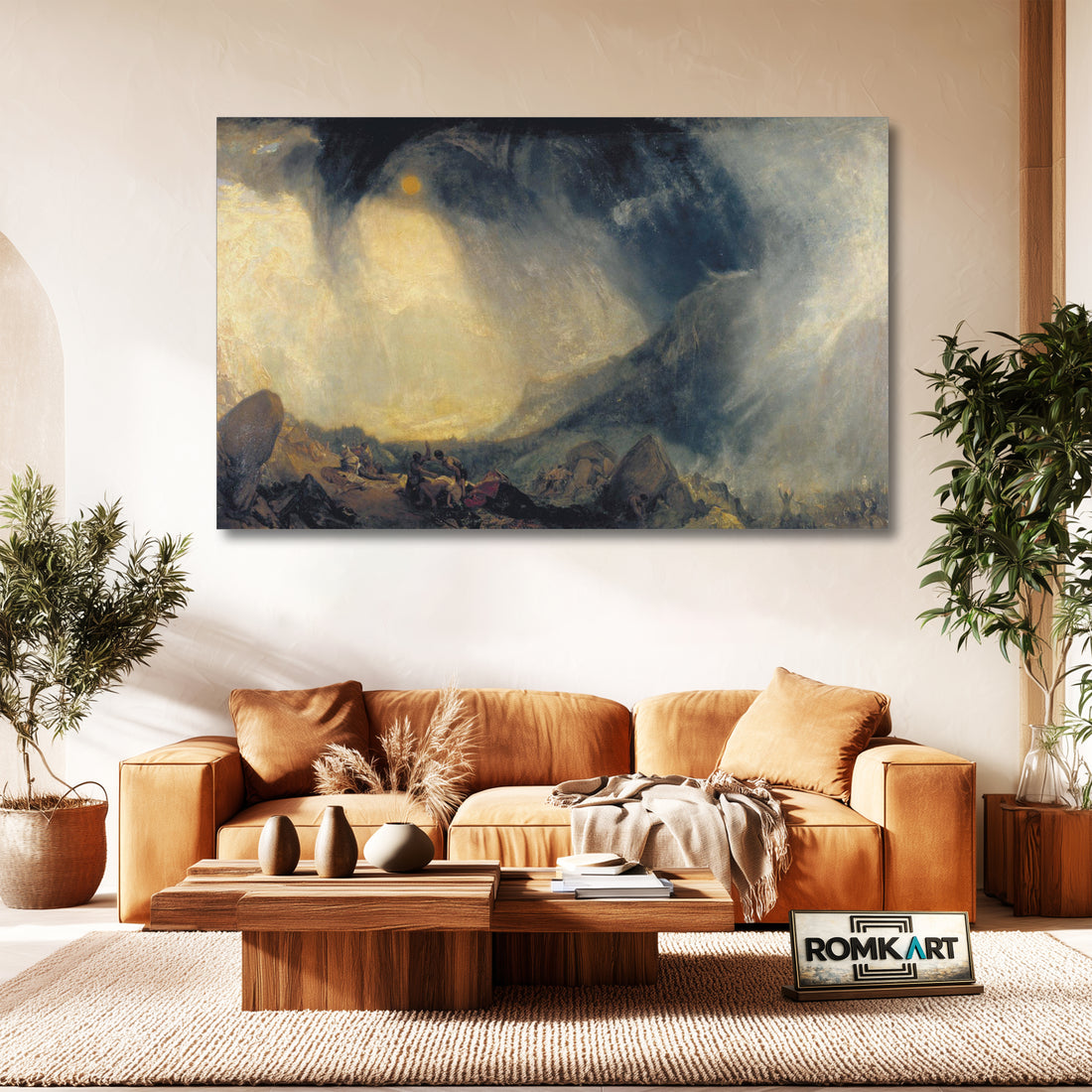William Turner Snow Storm Hannibal And His Army Crossing The Alps 1812 – Reproduction