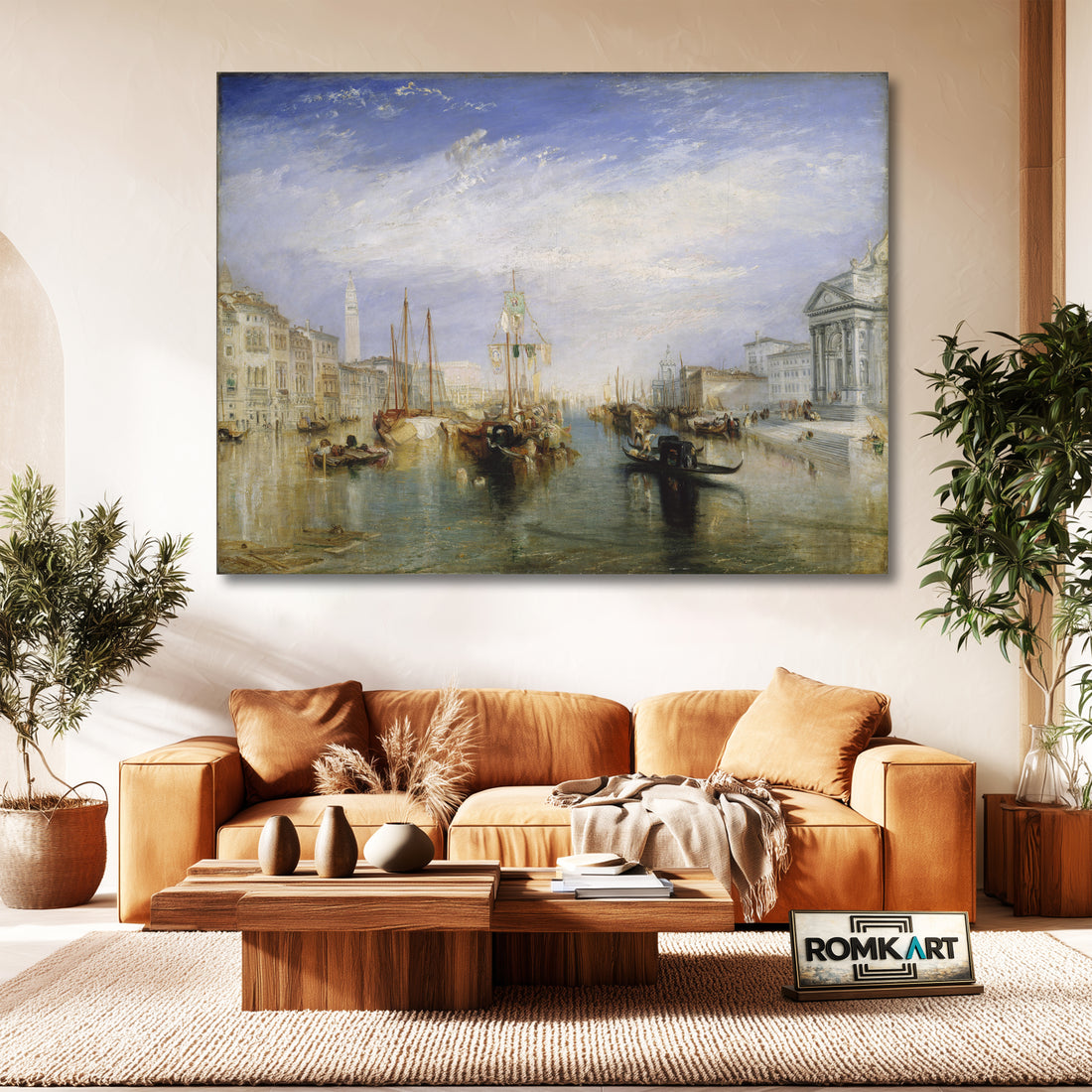 William Turner Venice The Grand Canal From The Porch Of Madonna Della Salute 1835 – Reproduction