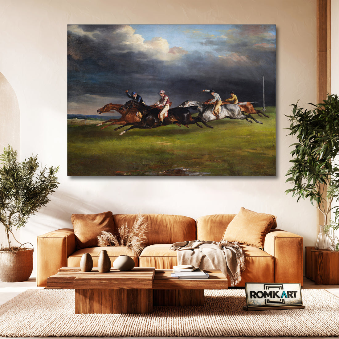 Theodore Gericault The 1821 Derby At Epsom – Reproduction