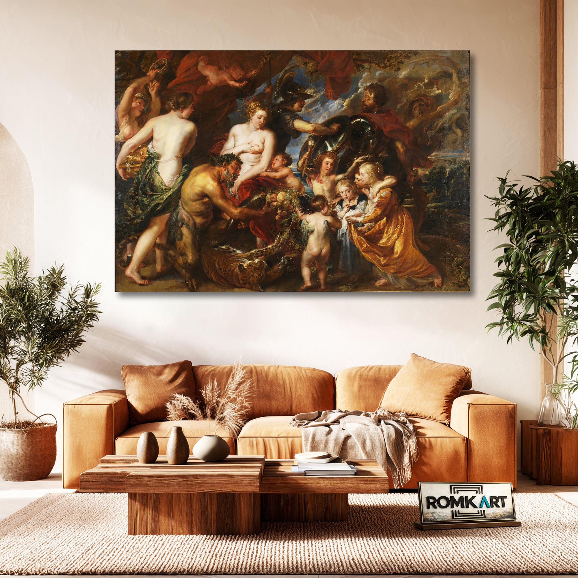 Peter Paul Rubens Minerva Protects Pax From Mars Peace And War 1629 – Reproduction