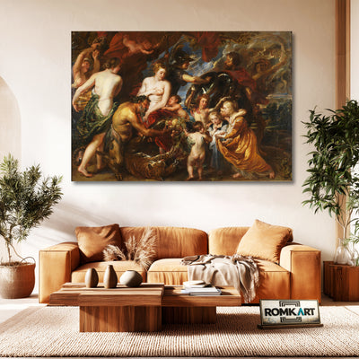 Peter Paul Rubens Minerva Protects Pax From Mars Peace And War 1629 – Reproduction