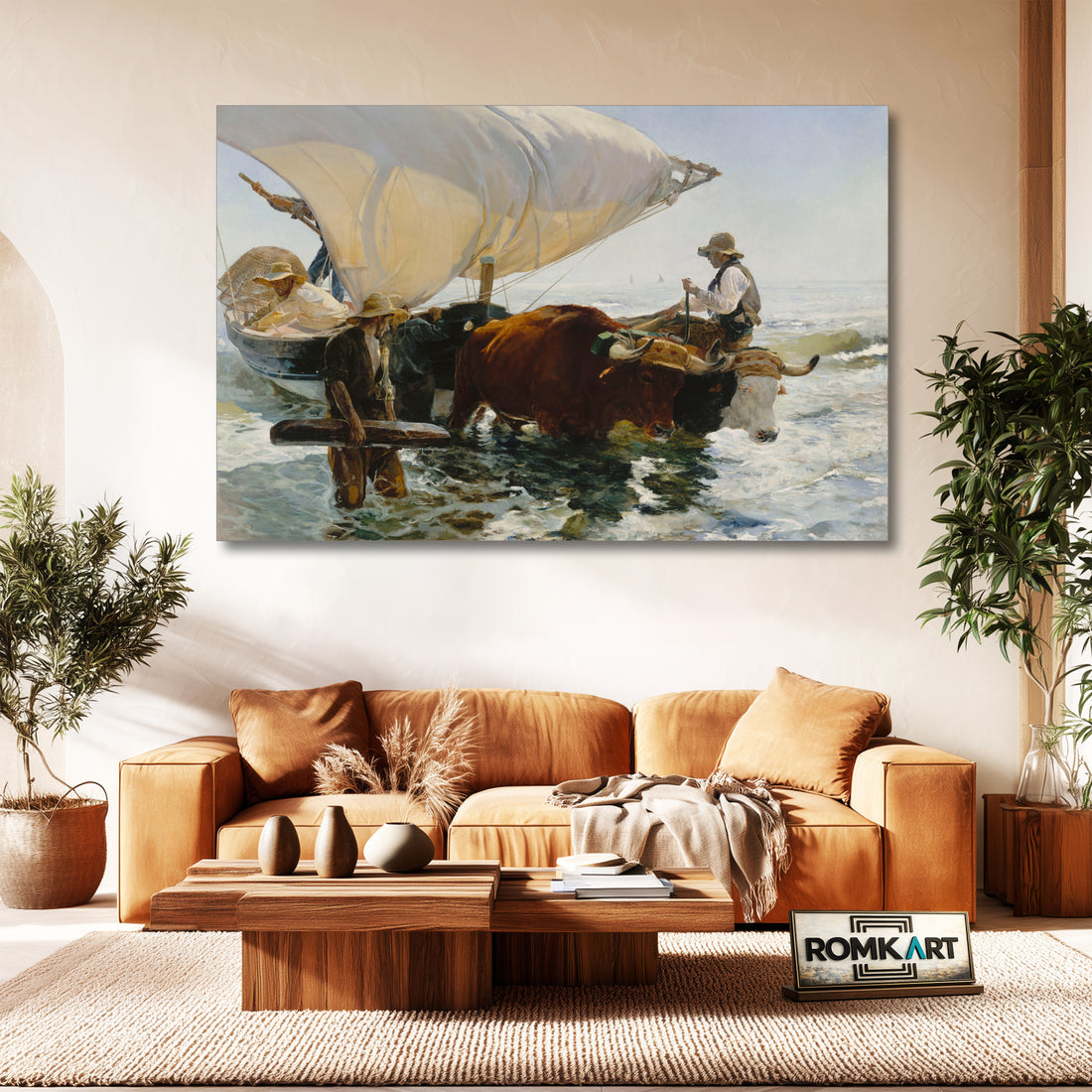 Joaquin Sorolla The Return From Fishing 1894 – Reproduction