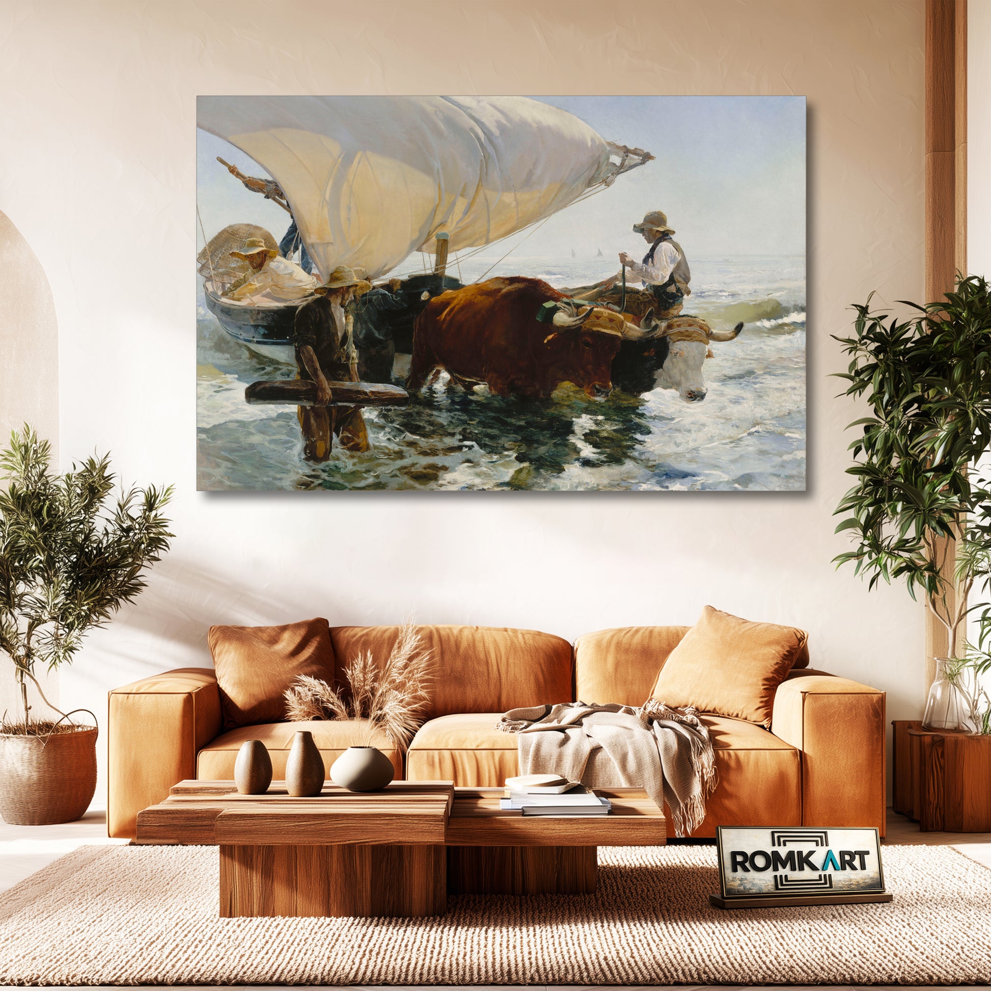 Joaquin Sorolla The Return From Fishing 1894 – Reproduction