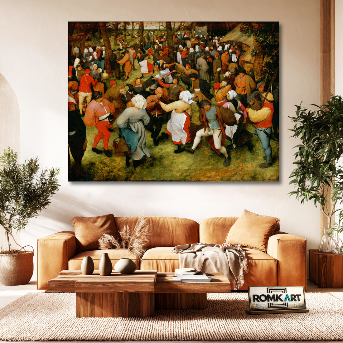 Pieter Bruegel The Elder The Wedding Dance 1566 – Reproduction
