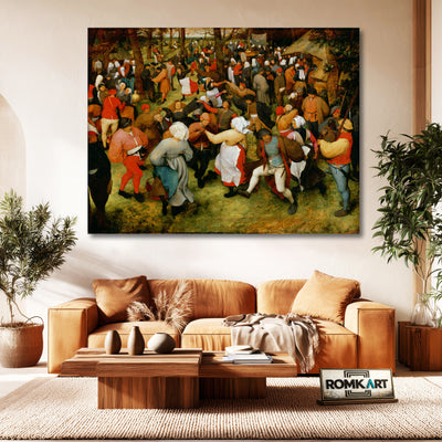 Pieter Bruegel The Elder The Wedding Dance 1566 – Reproduction