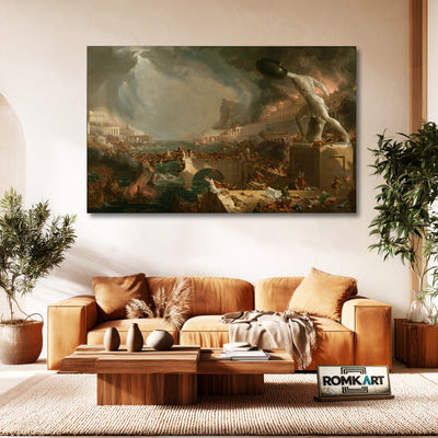 Thomas Cole The Course Of Empire Destruction 1836 – Reproduction