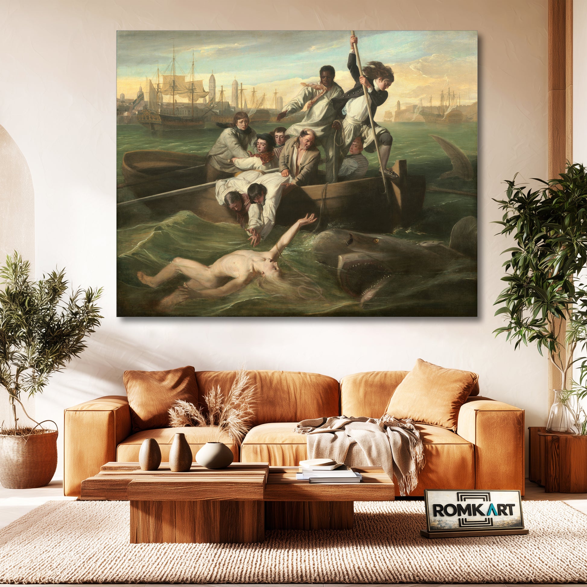 John Singleton Copley Watson And The Shark 1778 – Reproduction