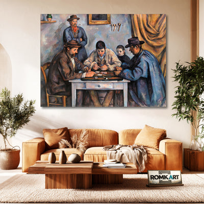 Paul Cezanne The Card Players 1890-1892 – Reproduction