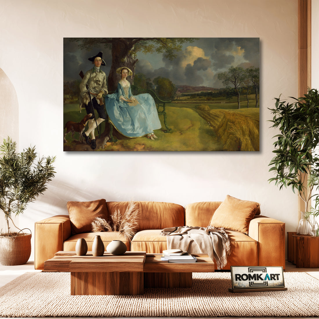Thomas Gainsborough Mr And Mrs Andrews 1748 – Reproduction