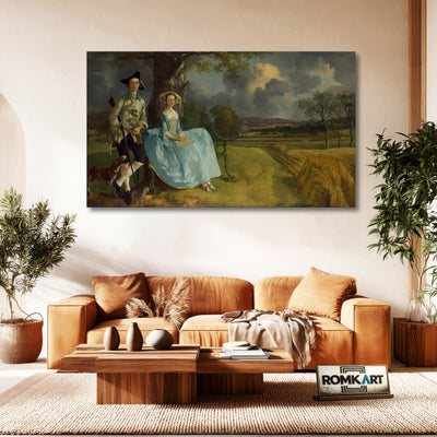 Thomas Gainsborough Mr And Mrs Andrews 1748 – Reproduction