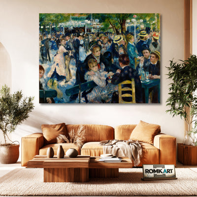 Pierre-auguste Renoir Dance At Le Moulin De La Galette 1876 – Reproduction