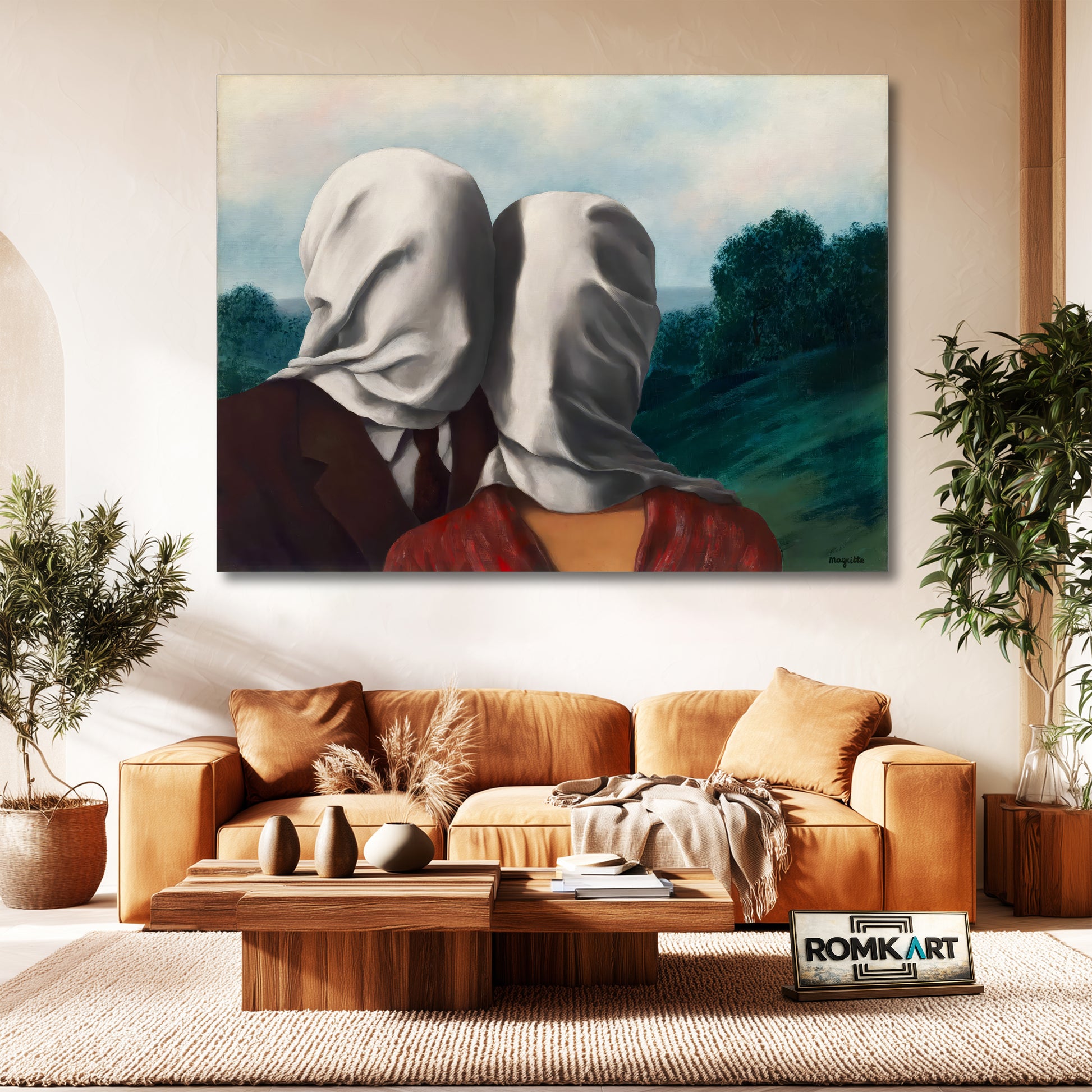 Rene Magritte Les Amants The Lover 1928 – Reproduction