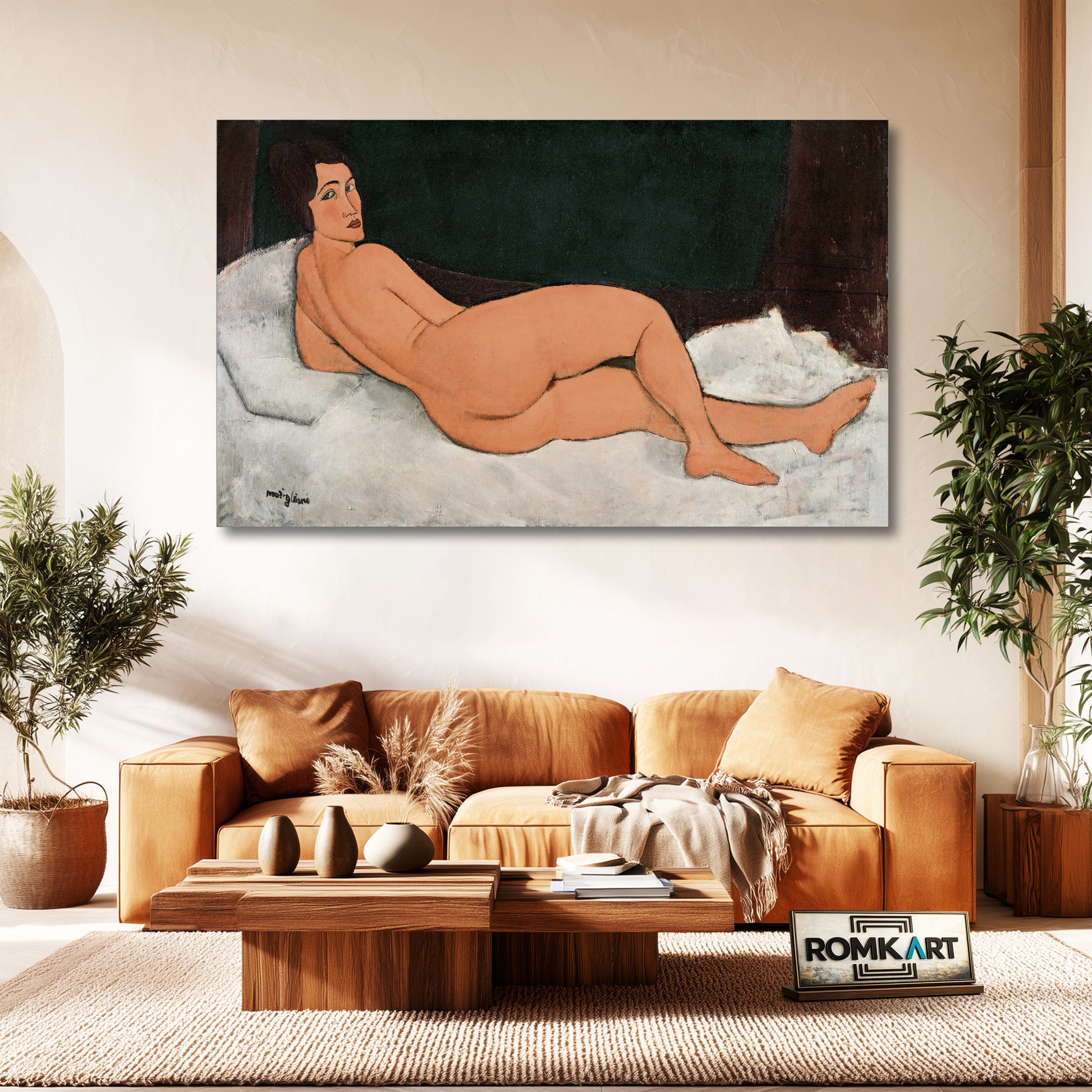 Amedeo Modigliani Reclining Nude (On the Left Side) - Nu couché (sur le côté gauche) – Reproduction
