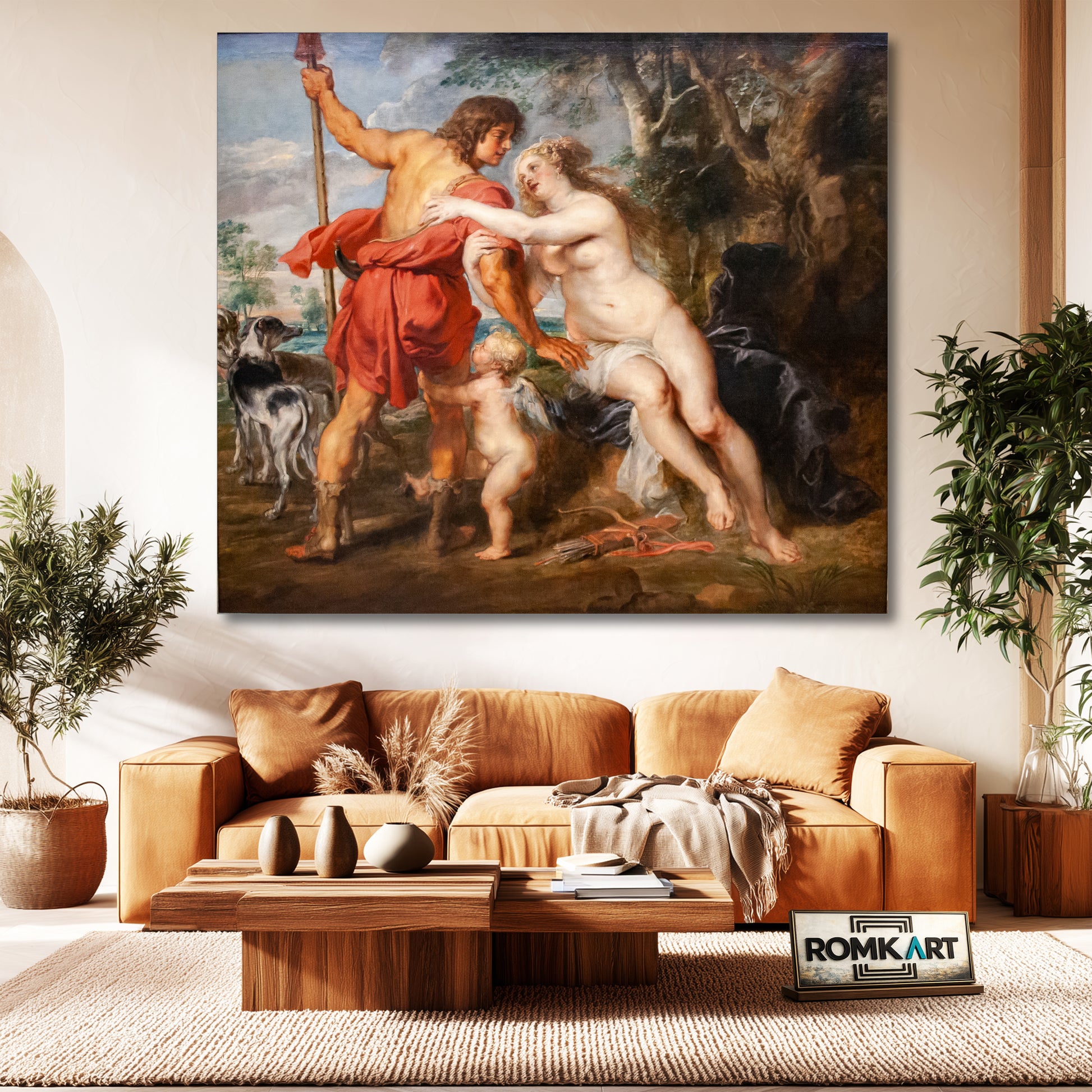 Peter Paul Rubens Venus And Adonis C 1630 – Reproduction