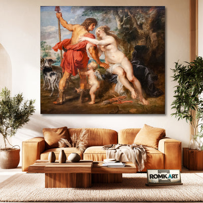 Peter Paul Rubens Venus And Adonis C 1630 – Reproduction