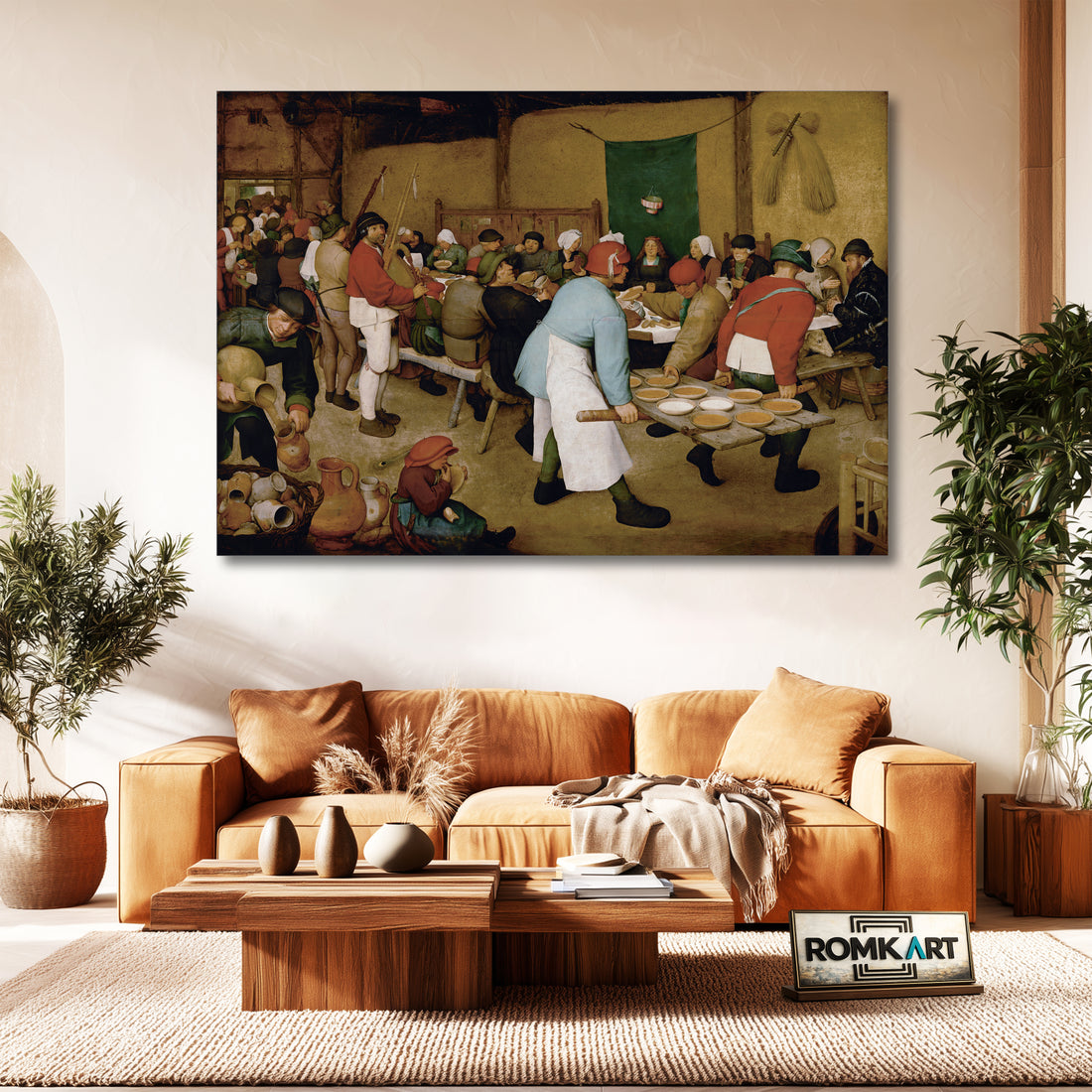 Pieter Bruegel The Elder Peasant Wedding 1566 – Reproduction