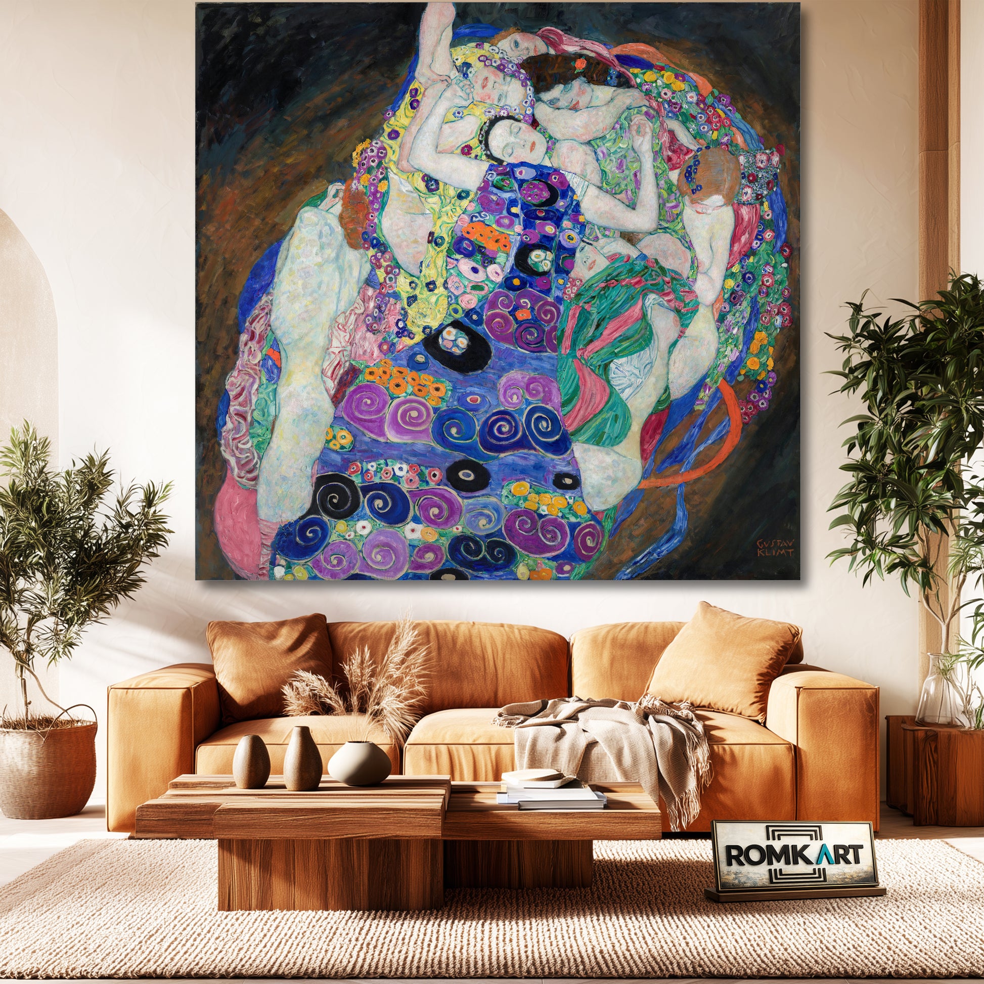 Gustav Klimt The Maiden C1913 – Reproduction
