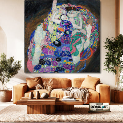 Gustav Klimt The Maiden C1913 – Reproduction