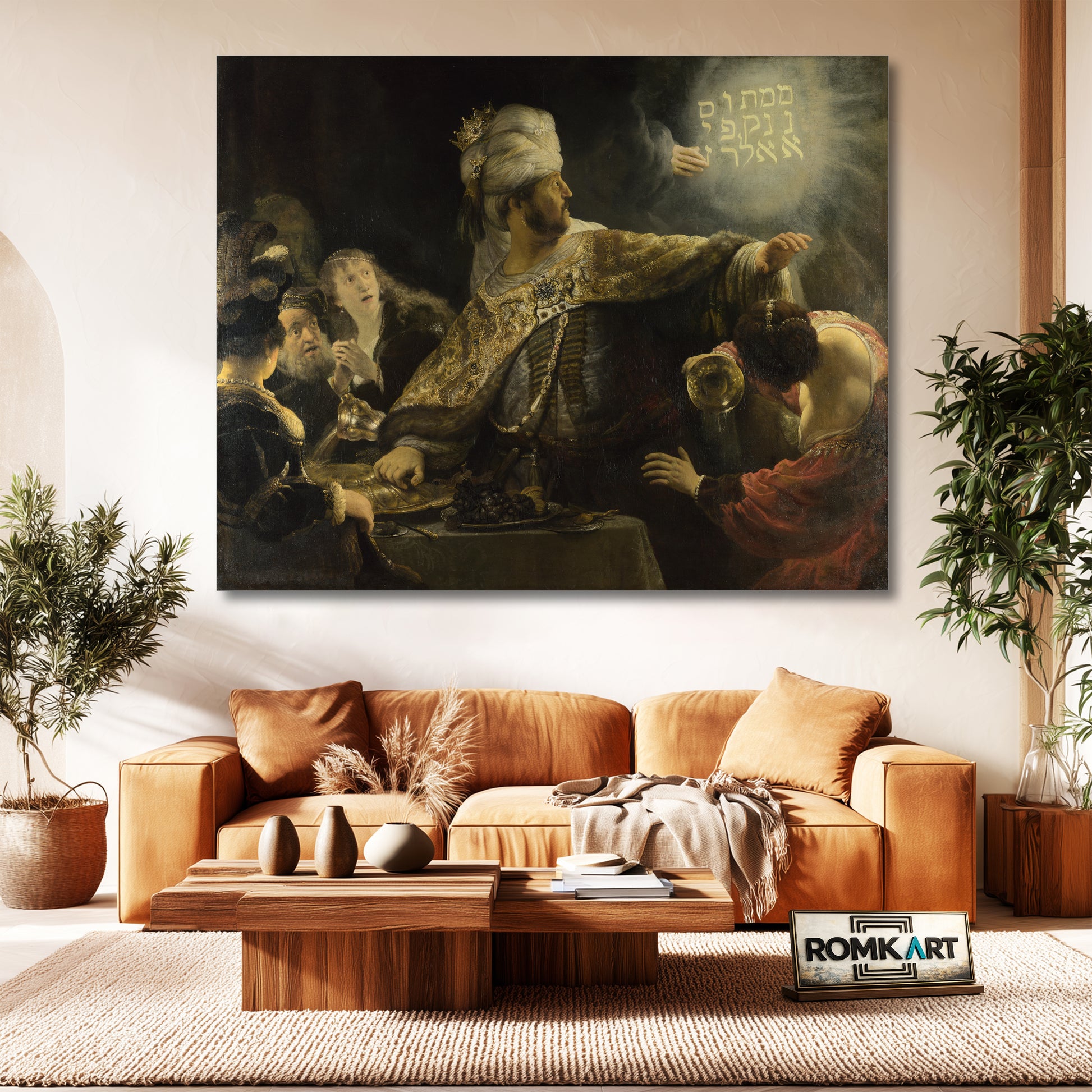 Rembrandt Belshazzars Feast 1635-1638 – Reproduction