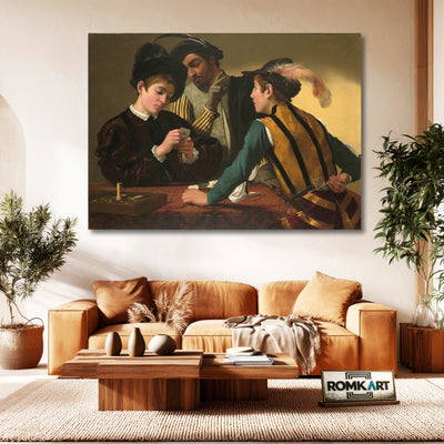 Caravaggio The Cardsharps – Reproduction