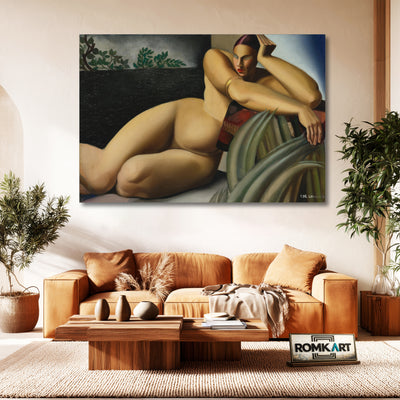 Tamara De Lempicka Nude On A Terrace 1925 – Reproduction