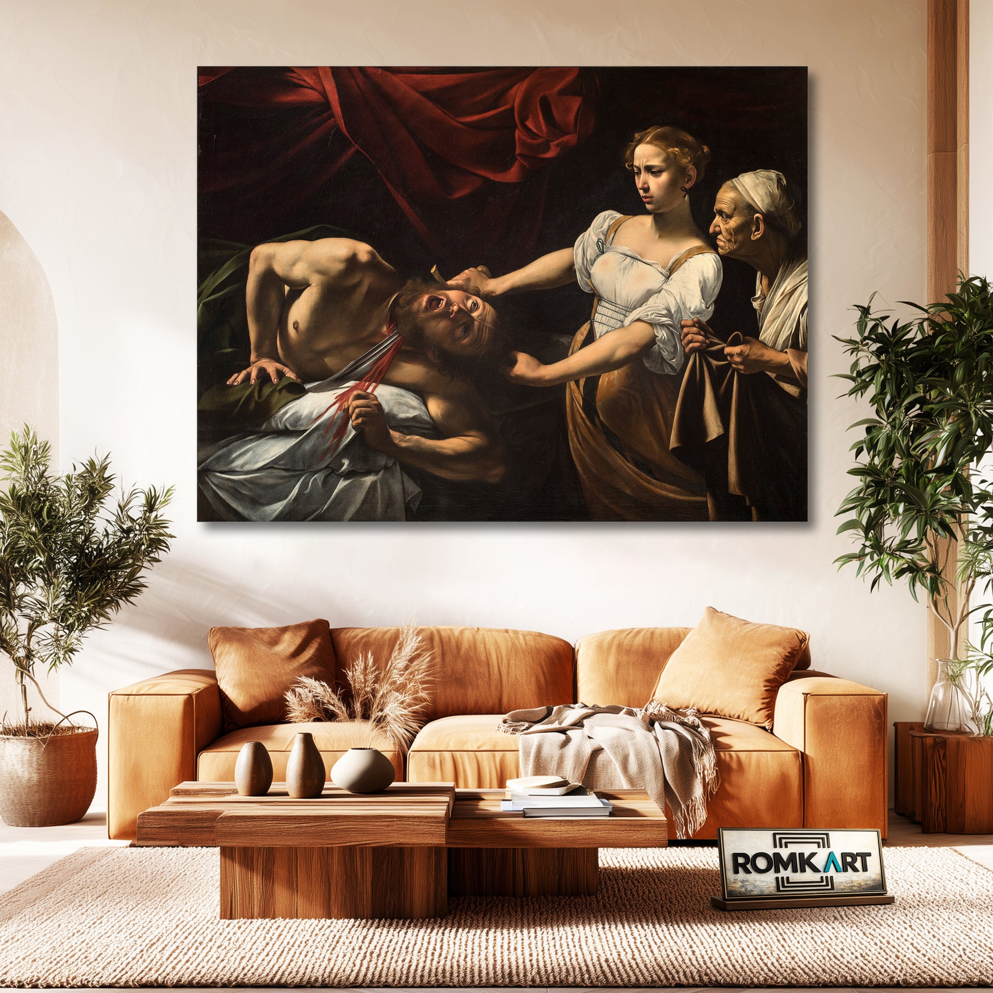 Caravaggio Judith Beheading Holofernes 1602 – Reproduction