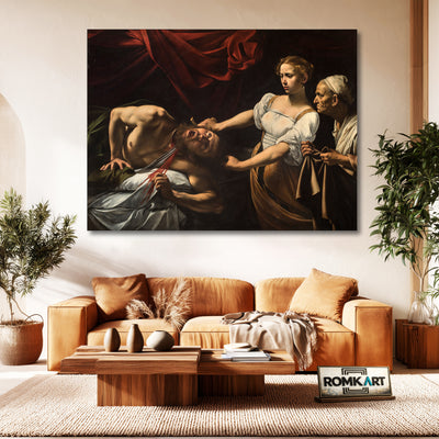 Caravaggio Judith Beheading Holofernes 1602 – Reproduction
