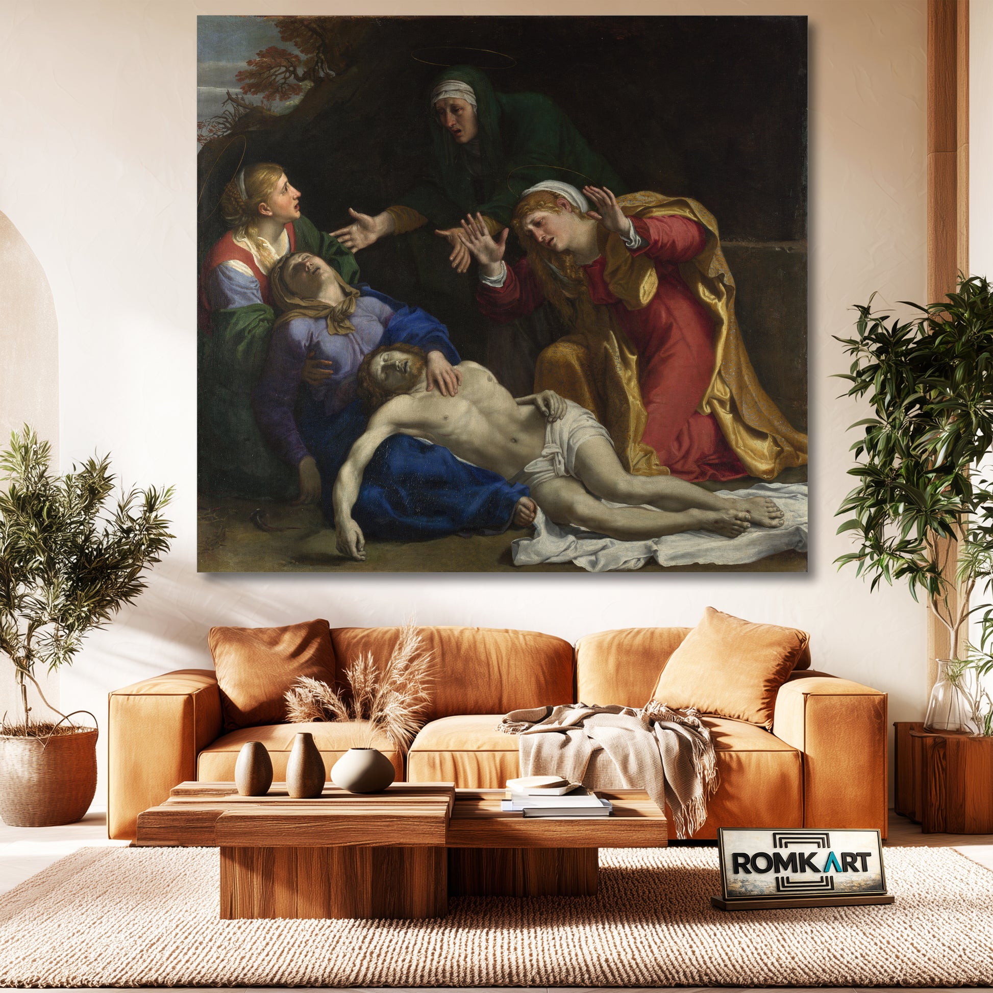 Annibale Carracci Lamentation Of Christ 1606 – Reproduction