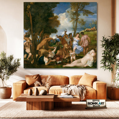 Titian Bacchanal Of The Andrians 1523-1526 – Reproduction