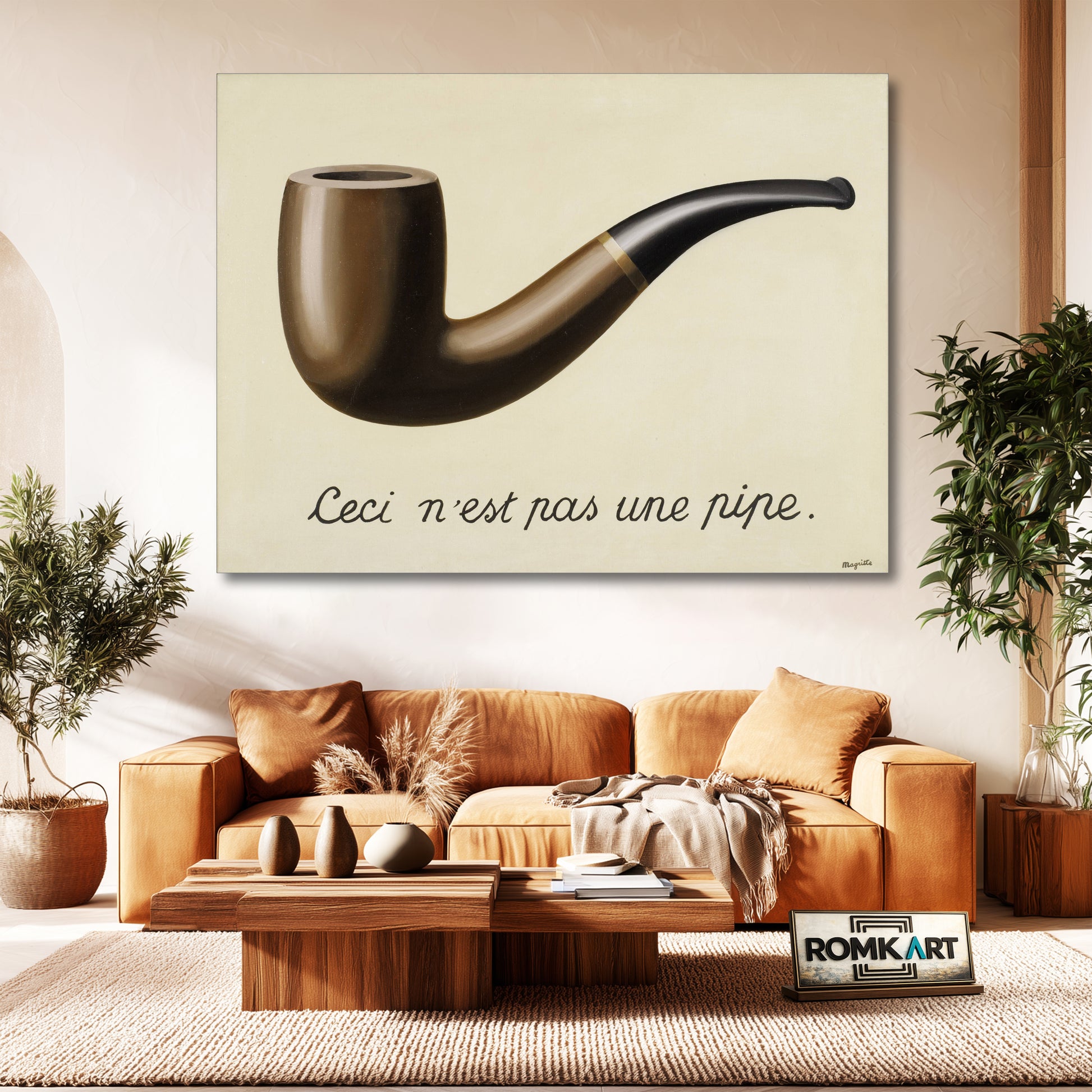 Rene Magritte The Treachery Of Images 1929 – Reproduction