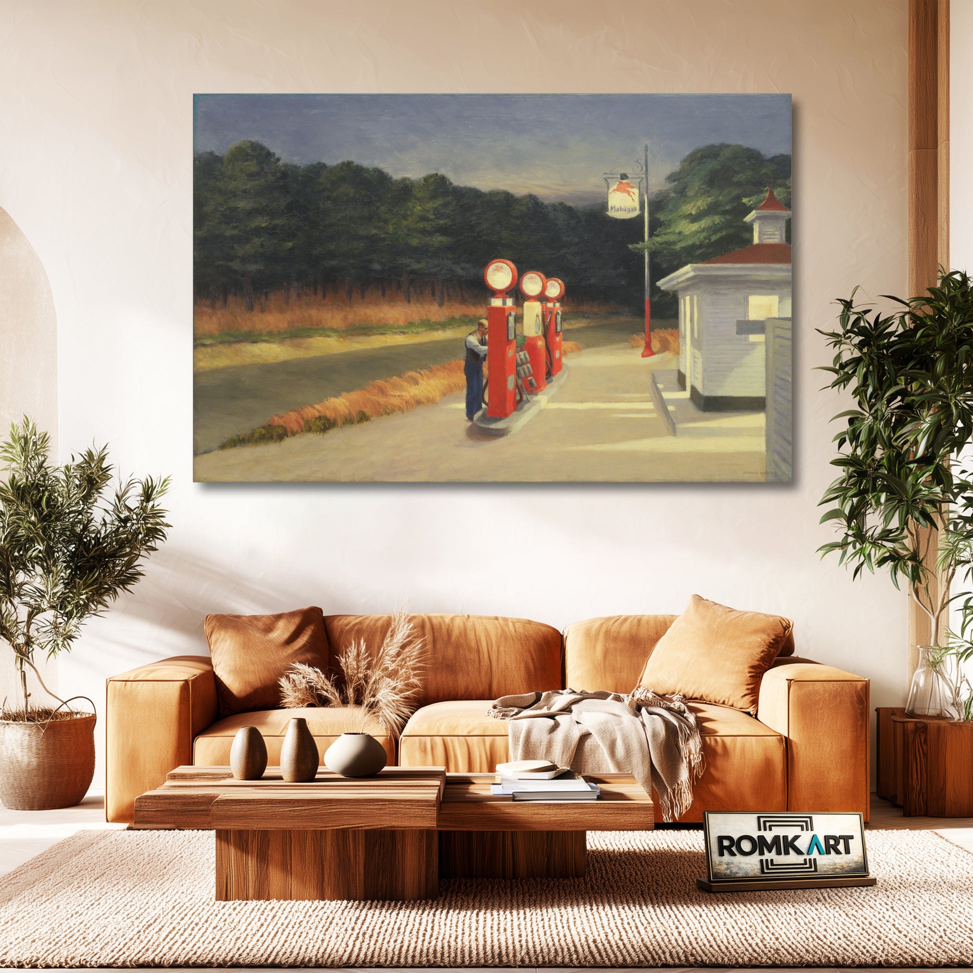 Edward Hopper Gas 1940 – Reproduction