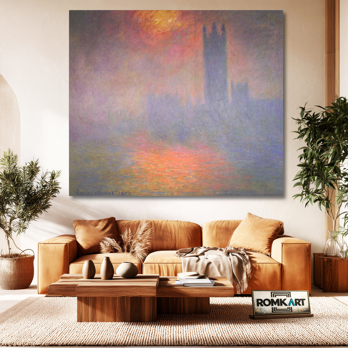 Claude Monet London Houses Of Parliament 1904 – Reproduction