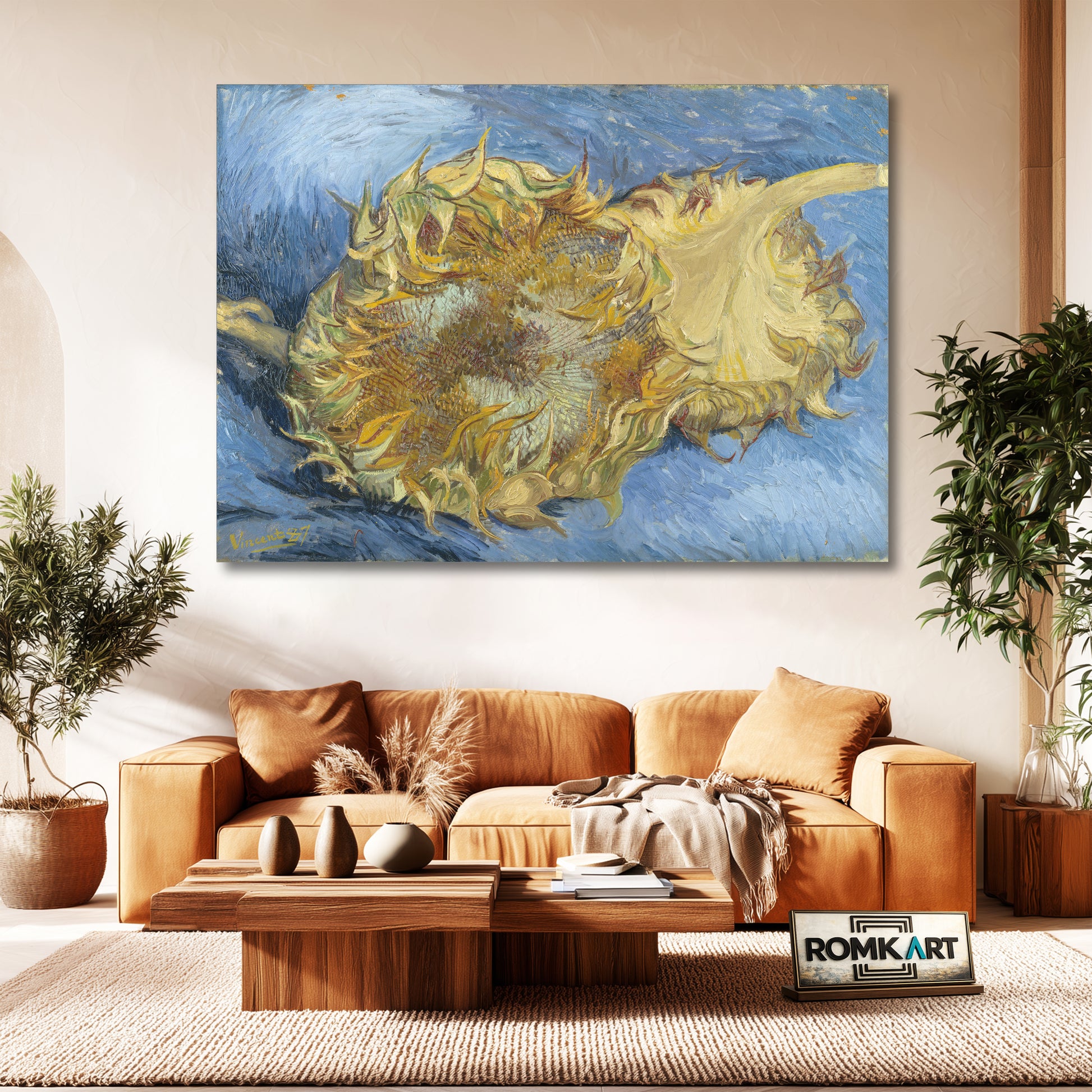 Vincent Van Gogh Sunflowers 1887 – Reproduction