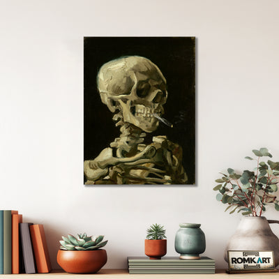 Vincent Van Gogh Skull Of A Skeleton With Burning Cigarette 1886 – Reproduction