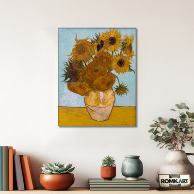 Vincent Van Gogh Still Life Vase With Twelve Sunflowers 1888 – Reproduction