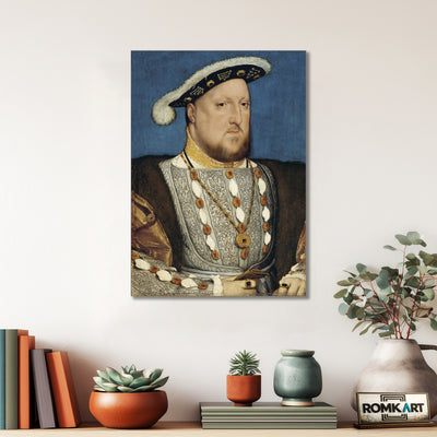 Hans Holbein The Younger Portrait Of Henry Viii Of England – Reproduction