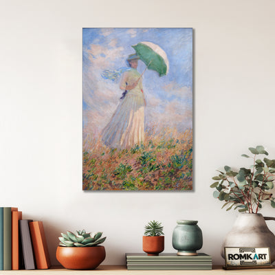 Claude Monet Woman With A Parasol Facing Right 1886 – Reproduction