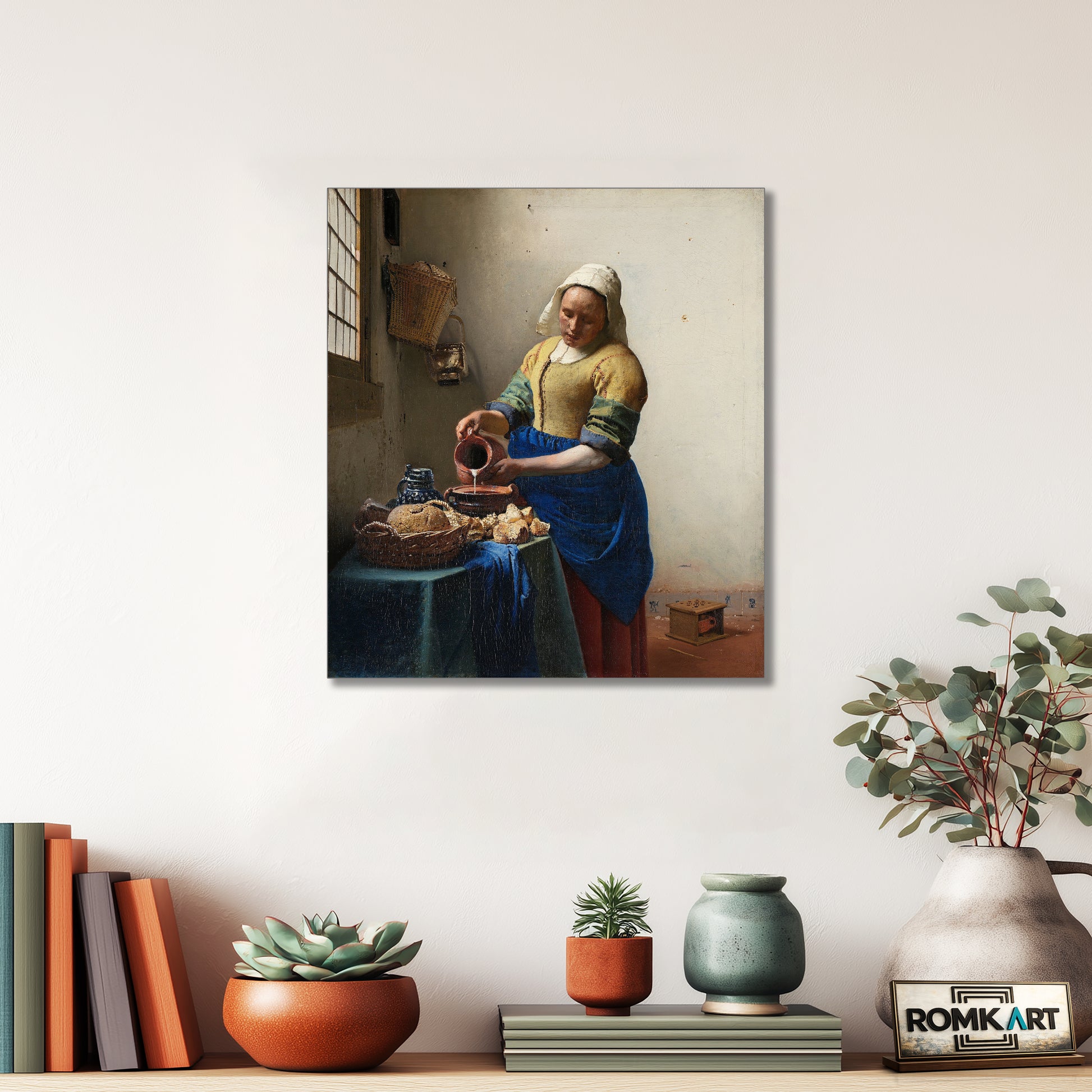 Johannes Vermeer The Milkmaid 1660 – Reproduction