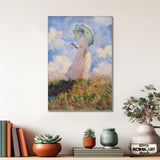 Claude Monet Woman With A Parasol Facing Left 1886 – Reproduction