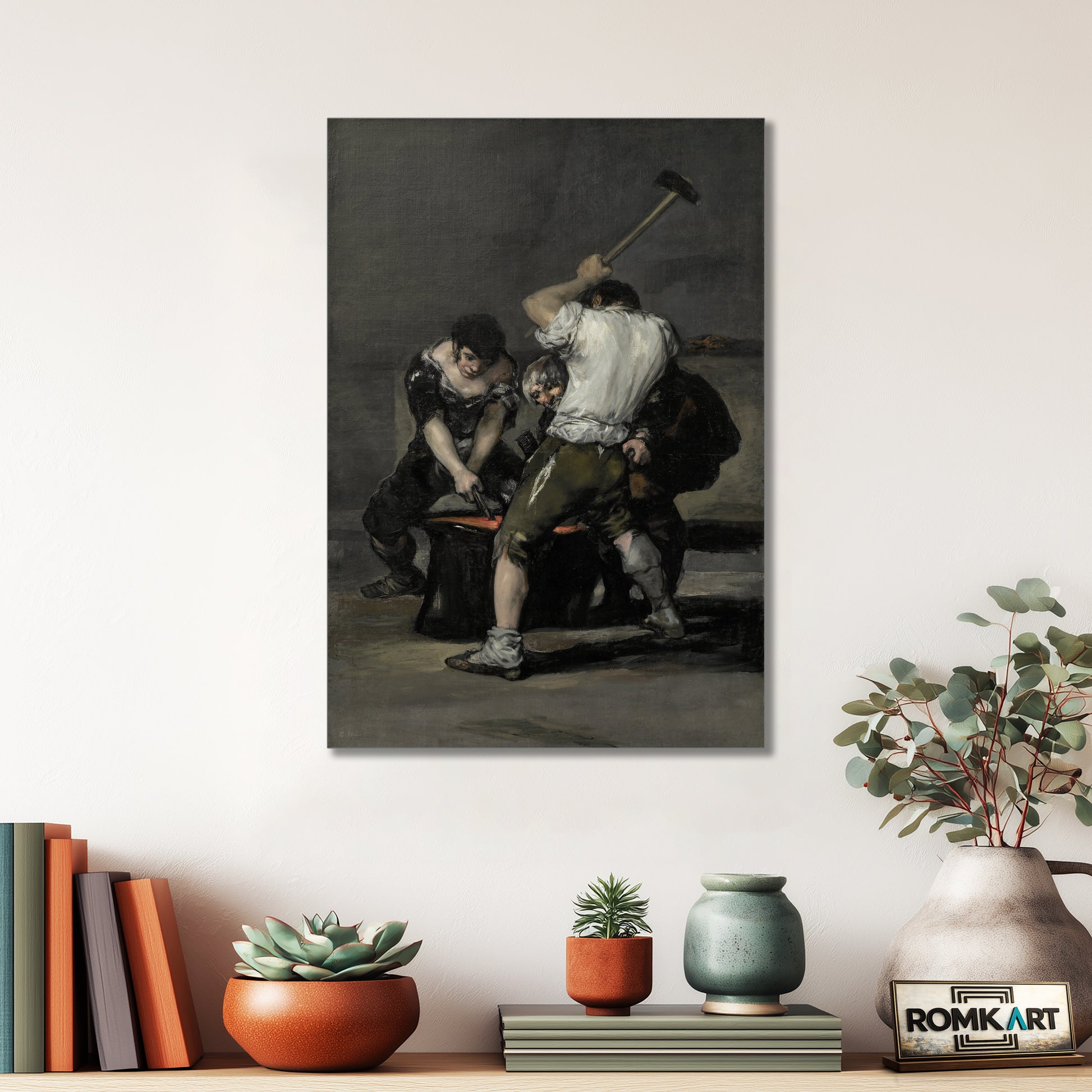 Francisco De Goya The Forge 1815-1820 – Reproduction