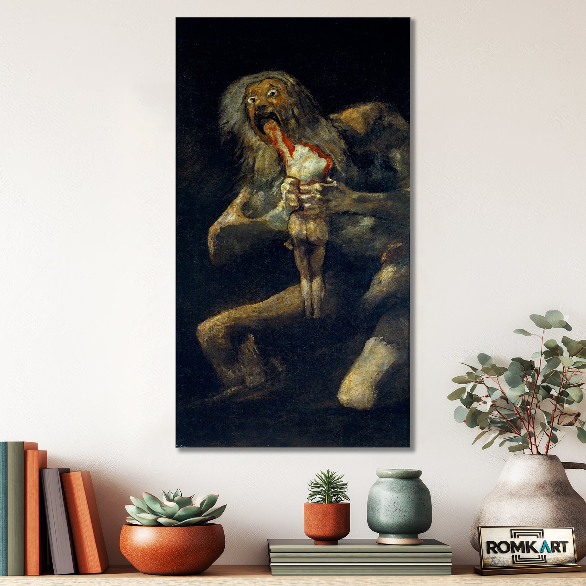 Francisco De Goya Saturn Devouring His Son C1819-1823 – Reproduction