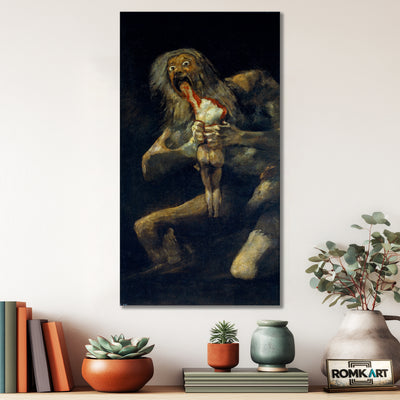 Francisco De Goya Saturn Devouring His Son C1819-1823 – Reproduction