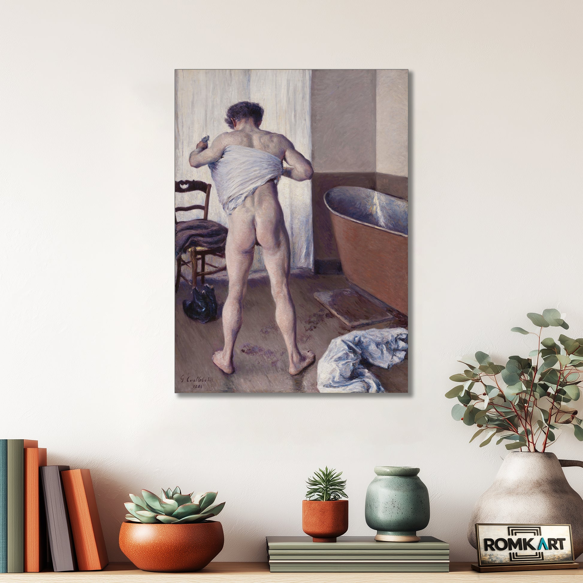 Gustave Caillebotte Man At His Bath 1884 – Reproduction