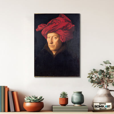 Jan Van Eyck Portrait Of A Man In A Turban 1433 – Reproduction